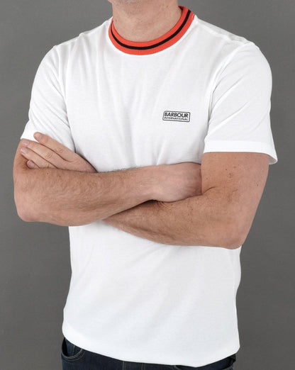 Barbour International Rally T-Shirt Weiß
