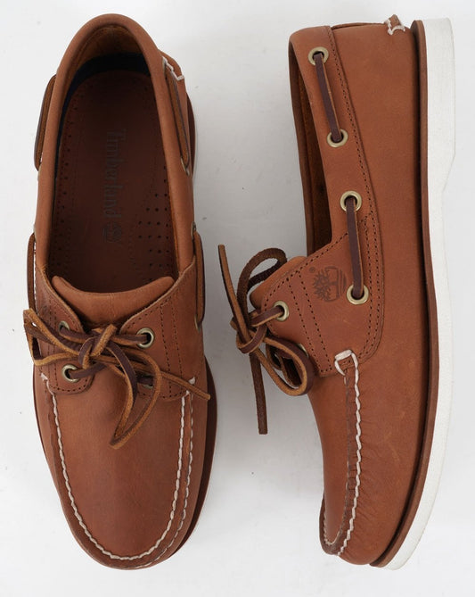 Timberland Timberland Klassischer Bootsschuh in Hellbraun