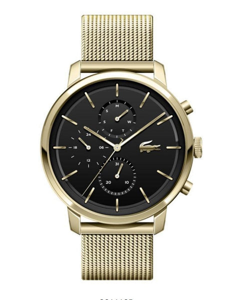Lacoste Replay Gold Tone Mesh Strap Wristwatch