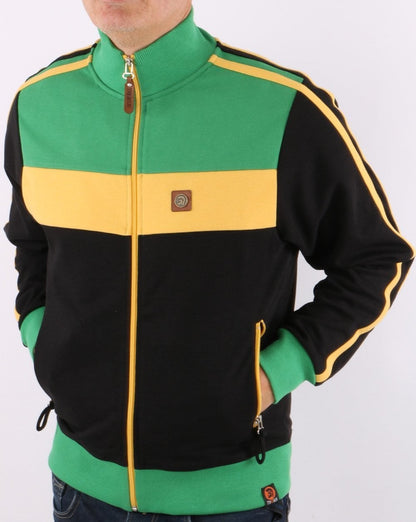 Trojan – Trainingsjacke mit Doppelstreifen in Jam