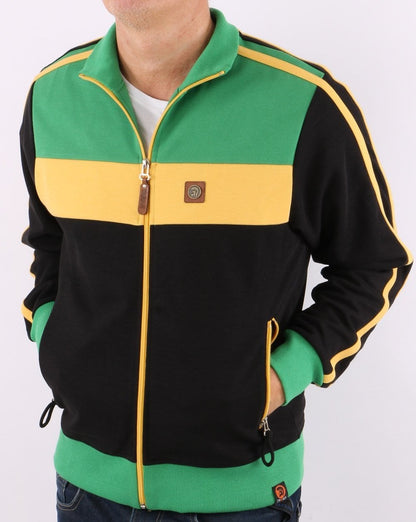 Trojan – Trainingsjacke mit Doppelstreifen in Jam