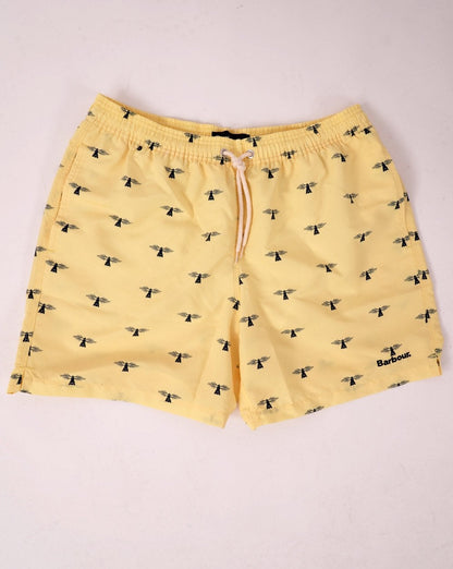 Barbour Coastal Badeshorts Zitronengelb