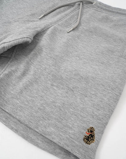 Luke Amsterdam – Sweatshorts in Mittelgrau meliert