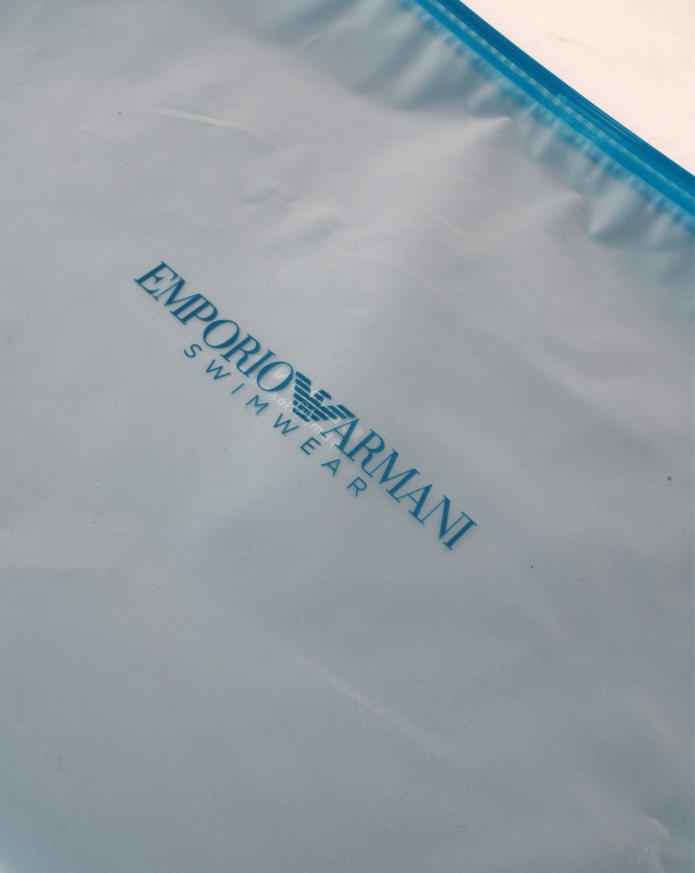 Emporio Armani Badeshorts mit Adler-Motiv, Blau
