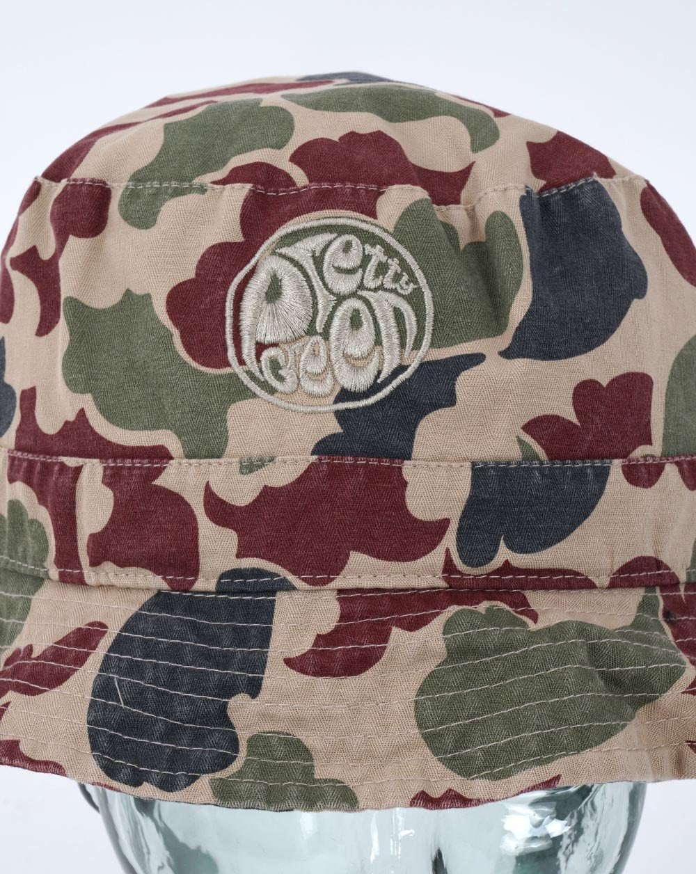 Pretty Green – Miles – Fischerhut mit Camouflage-Muster, mehrfarbig