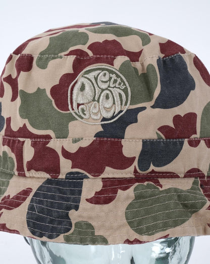 Pretty Green – Miles – Fischerhut mit Camouflage-Muster, mehrfarbig