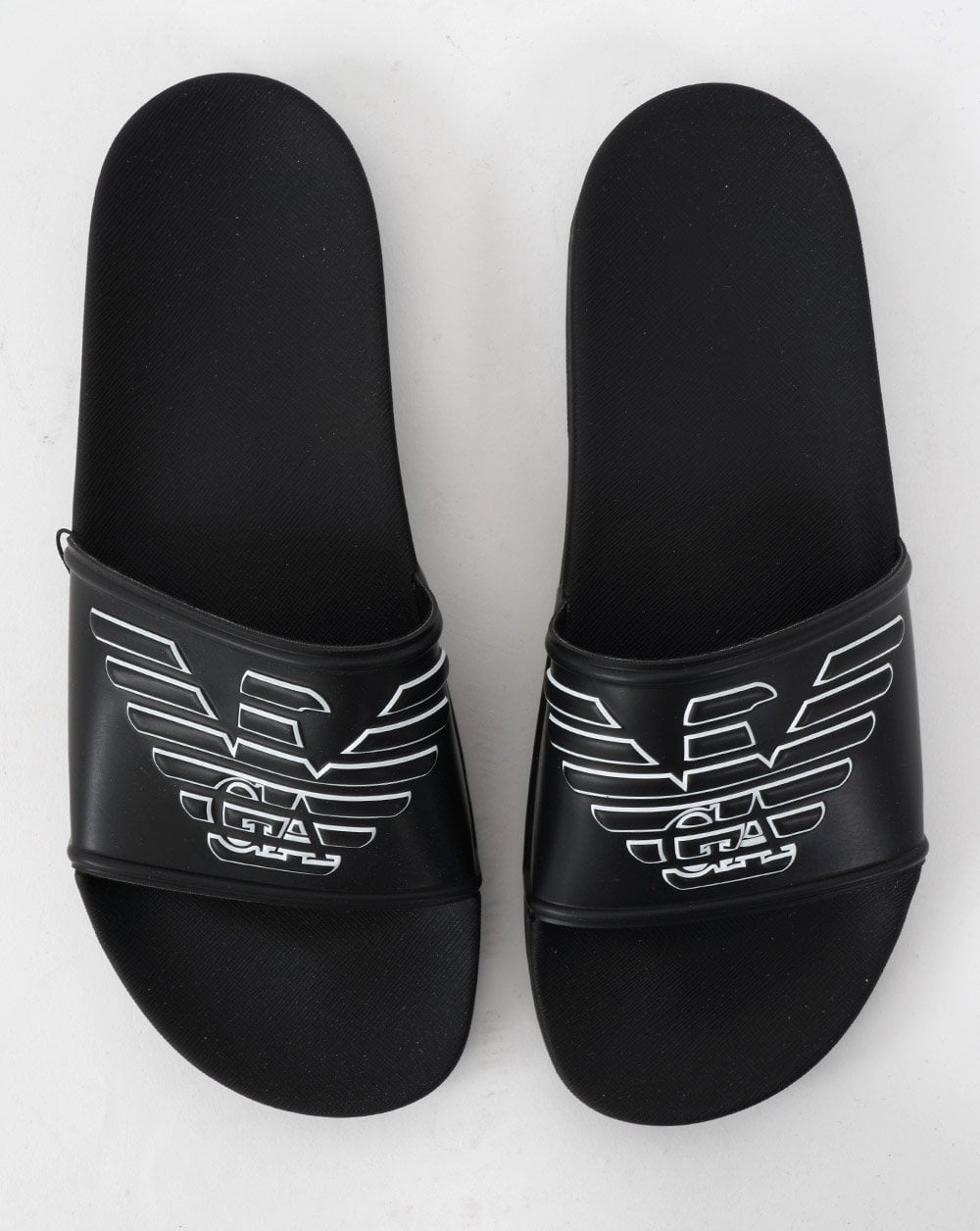 Emporio Armani Pantoletten Schwarz