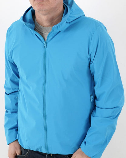 Benetton Leichte Kapuzenjacke Blau