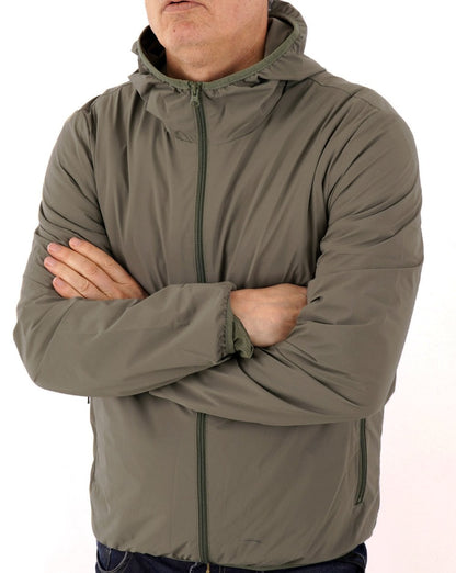 Benetton Leichte Kapuzenjacke Khaki