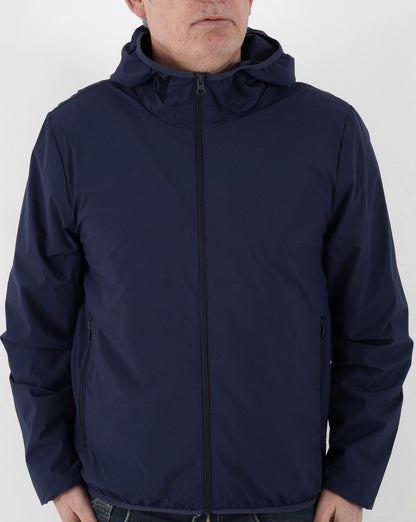 Benetton Leichte Kapuzenjacke Marineblau