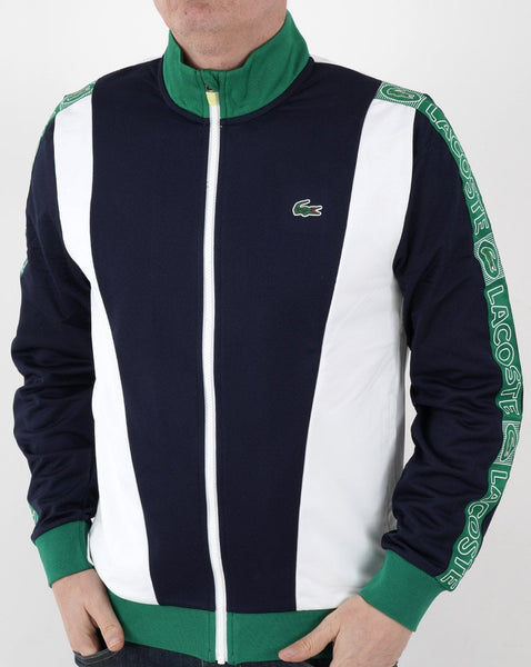 Lacoste Colour Block Track Top Navy/White/Green