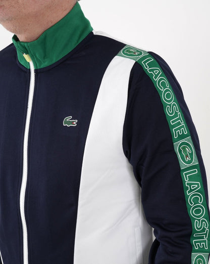 Lacoste Colour Block Track Top Marineblau/Weiß/Grün