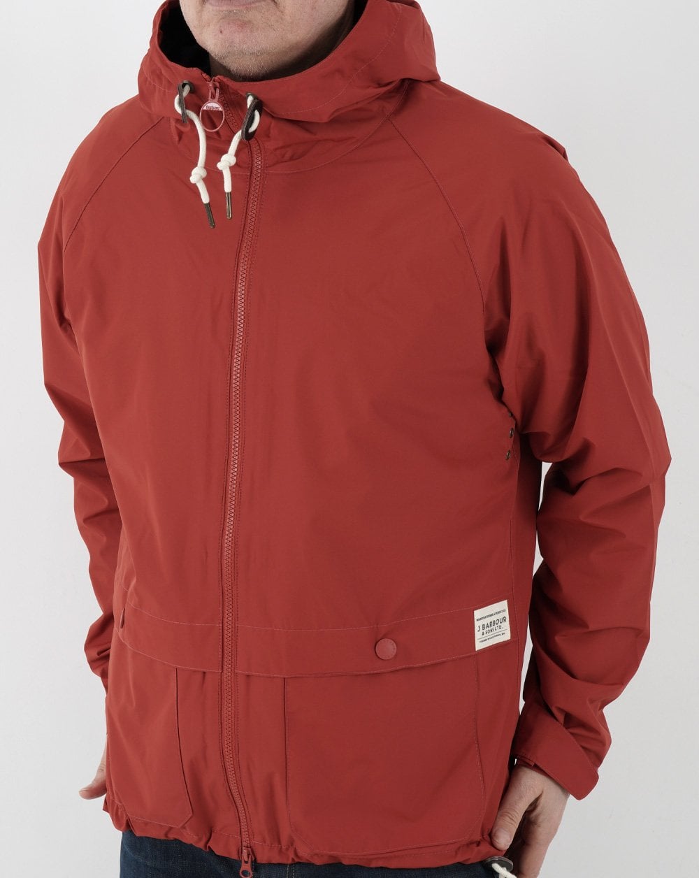 Barbour Begral Wasserfeste Jacke in Burnt Red
