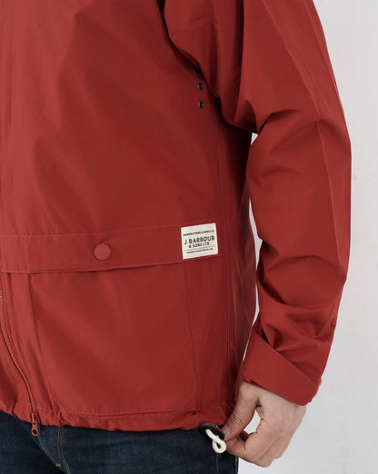 Barbour Begral Wasserfeste Jacke in Burnt Red