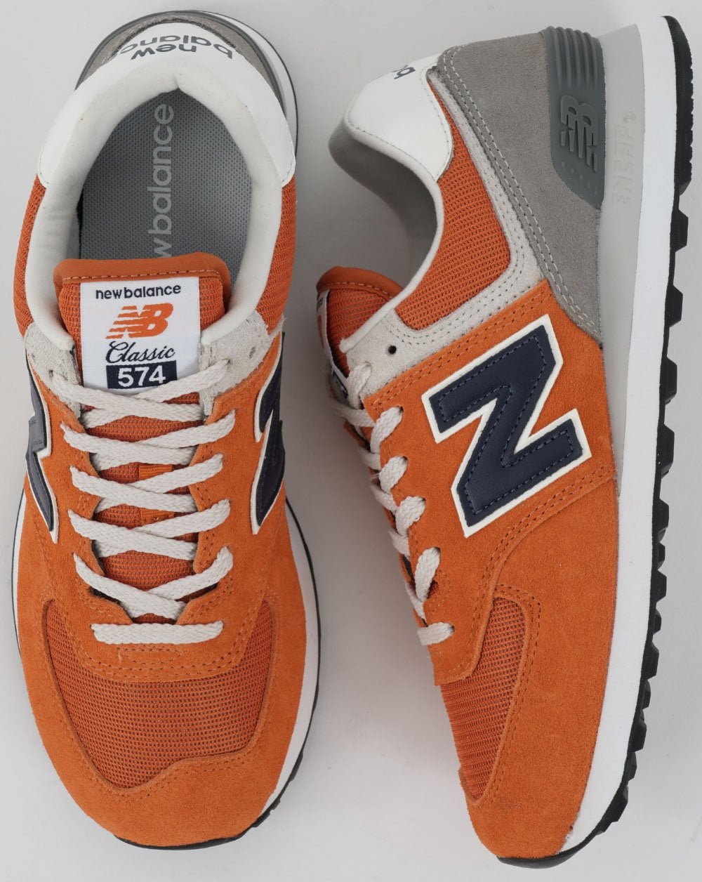 New Balance 574 Trainer Orange/Grau