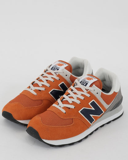New Balance 574 Trainer Orange/Grau