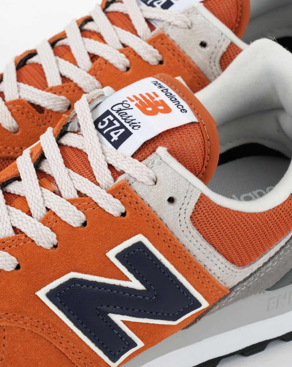 New Balance 574 Trainer Orange/Grau