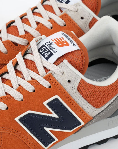 New Balance 574 Trainer Orange/Grau