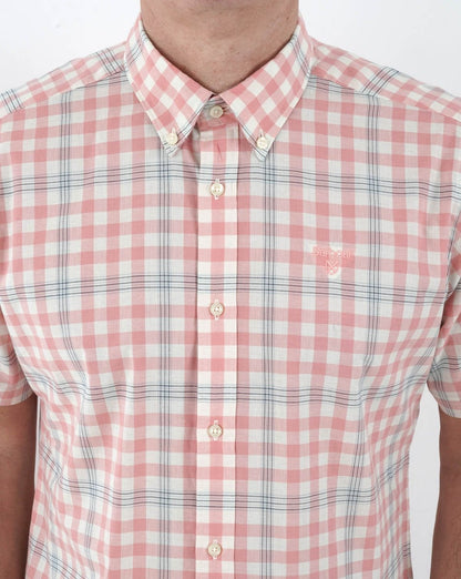 Barbour Middleton Kurzarmhemd Rosa
