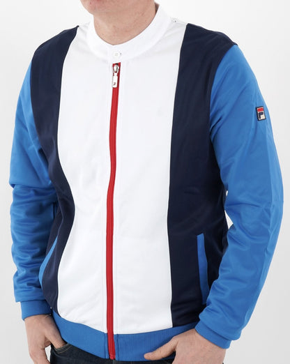 Fila Vintage Sammy Trainingsjacke Weiß/Blau