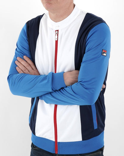 Fila Vintage Sammy Trainingsjacke Weiß/Blau
