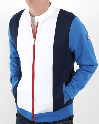 Fila Vintage Sammy Trainingsjacke Weiß/Blau