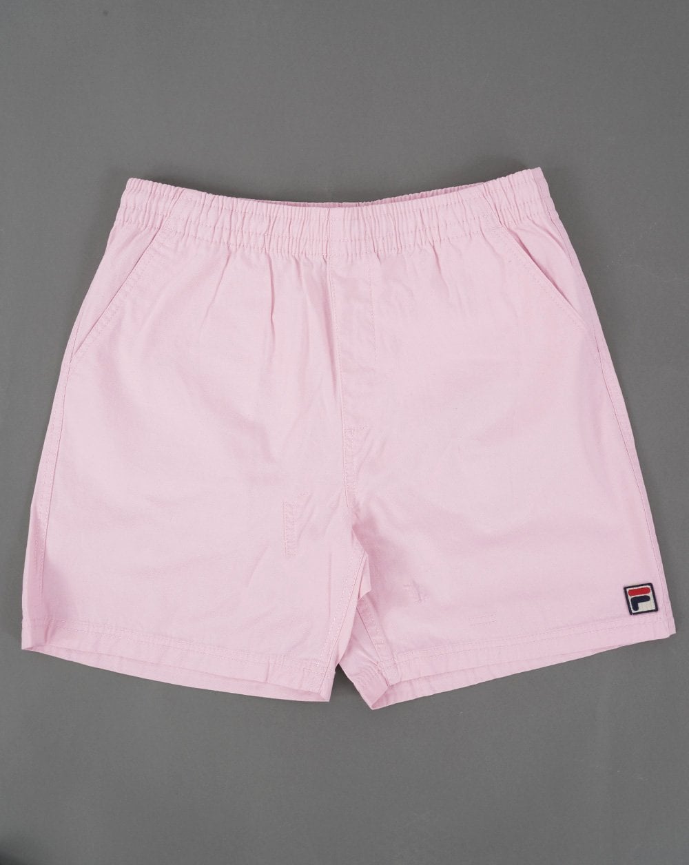 Fila Vintage Elastische Chino-Shorts Rosa