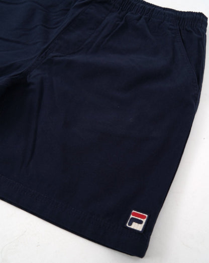 Fila – Vintage – Lockere Chino-Shorts in Marineblau