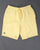 Lacoste Rear Pocket Fleece Shorts Yellow