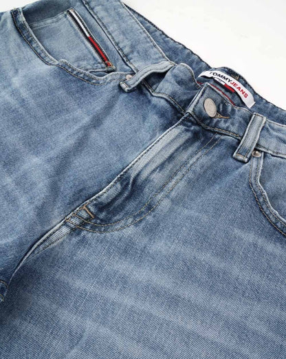 Tommy Jeans Scanton Jeansshorts, heller Denim