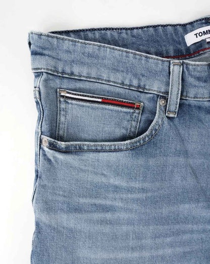 Tommy Jeans Scanton Jeansshorts, heller Denim