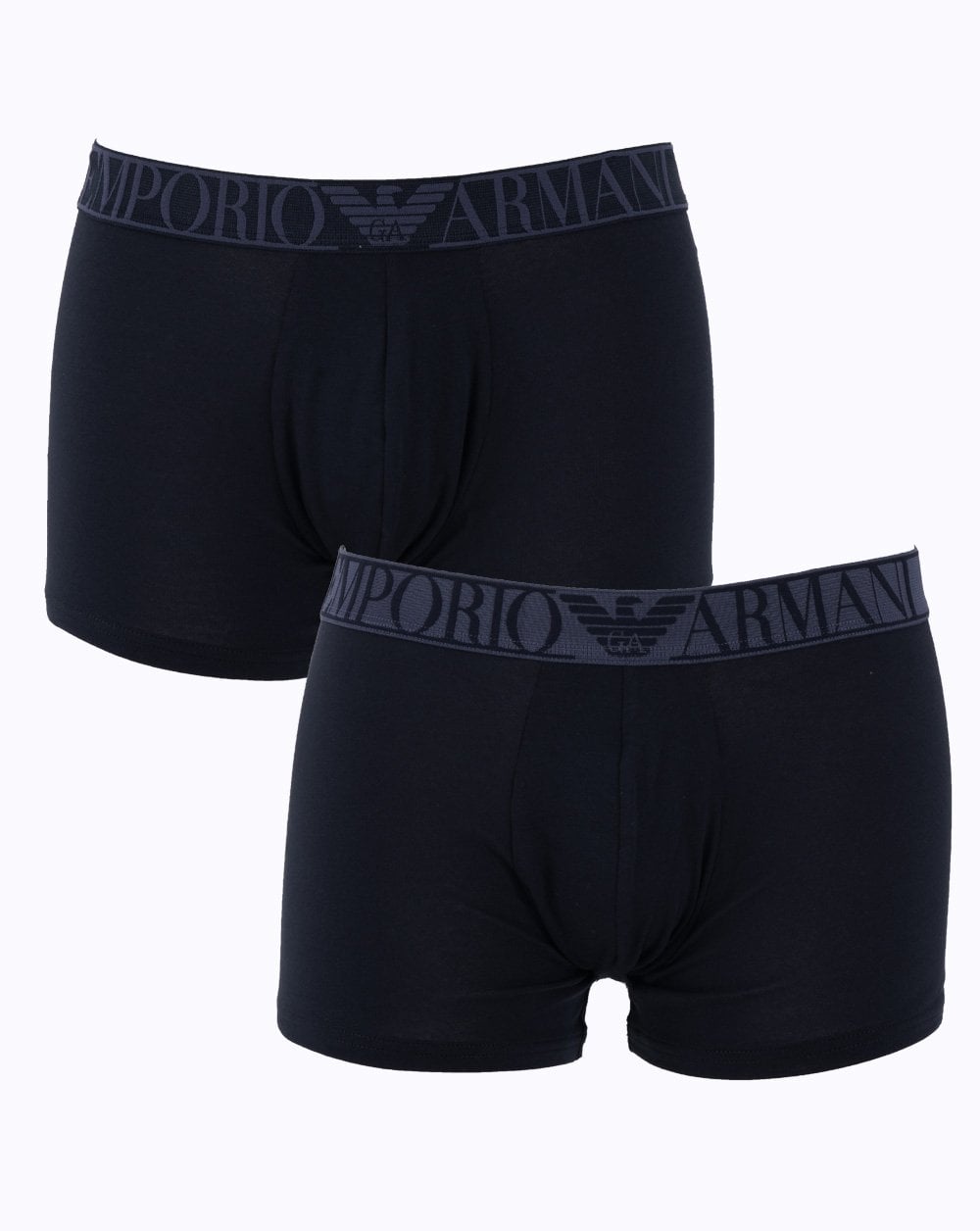 Emporio Armani Twin Pack Boxers Marine