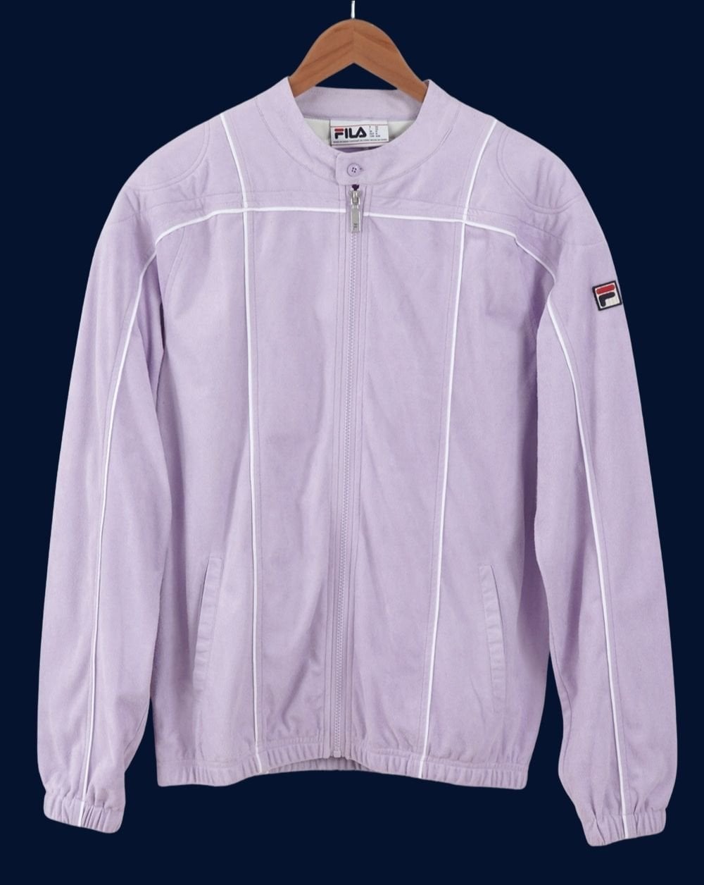 Fila Vintage – Terrinda Mk3 – Trainingsjacke in Pastellflieder
