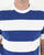 Benetton Stripe T-shirt Blue