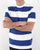 Benetton Stripe T-shirt Blue