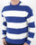 Benetton Striped Sweatshirt Blue