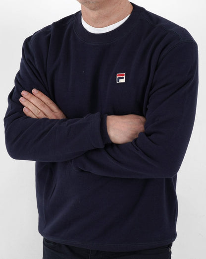 Fila Vintage Seppi Crew Sweatshirt Marineblau