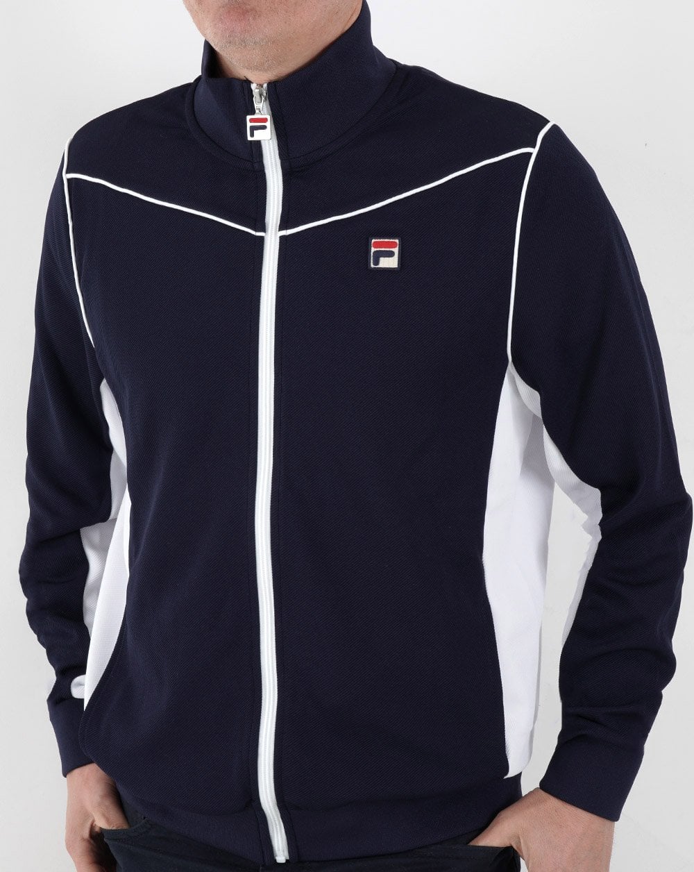 Fila Vintage Vicktor Track Top Navy/White