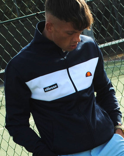 Ellesse – Jude Trainingsjacke, Marineblau/Weiß