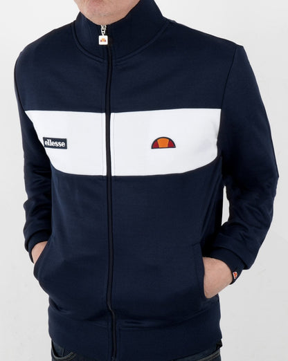 Ellesse – Jude Trainingsjacke, Marineblau/Weiß