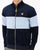Fila Vintage Velour Track Top Navy/Sky Blue