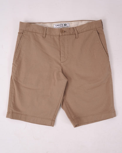 Lacoste – Chino-Shorts in Hellbraun