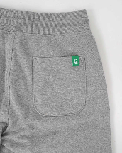 Benetton – Sweatshorts in Graumeliert