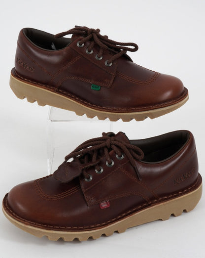 Kickers Kick Lo Dunkelbraunes Leder