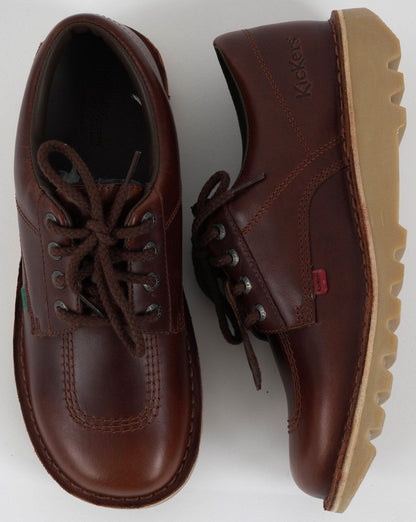 Kickers Kick Lo Dunkelbraunes Leder