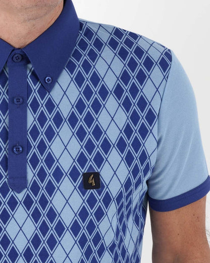 Gabicci Vintage Stewart Oxford Polo Blau