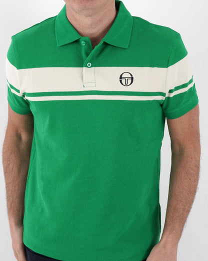 Sergio Tacchini Young Line Poloshirt Grün/Gardenia