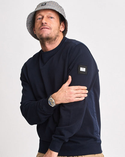 Weekend Offender F Bomb Sweatshirt Marineblau