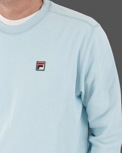 Fila Vintage Seppi Crew Sweatshirt, Soft Sky