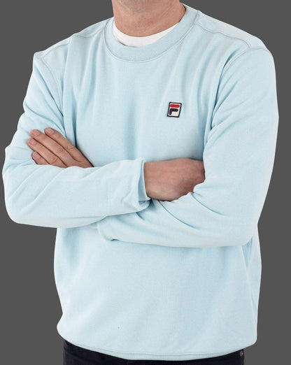 Fila Vintage Seppi Crew Sweatshirt, Soft Sky